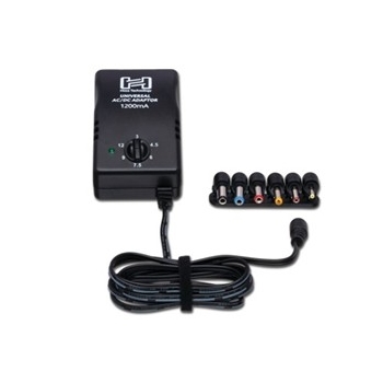 Universal Power Adapter, Selectable Up To 12 Vdc 1200 Ma