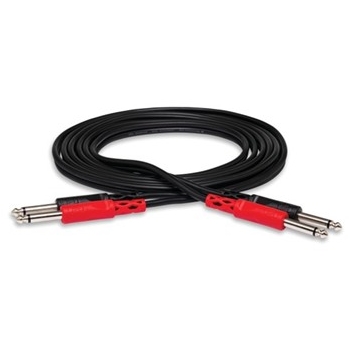 Stereo Interconnect, Dual 1/4 In Ts To Same, 2 M