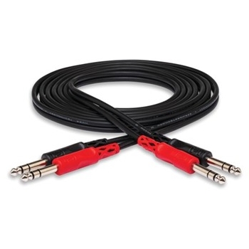 Stereo Interconnect, Dual 1/4 In Trs To Same, 3 M