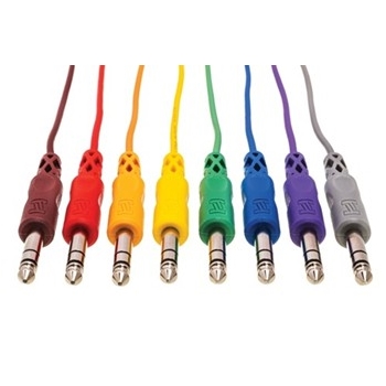 Balanced Patch Cables, 1/4 In Trs To Same, 1.5 Ft