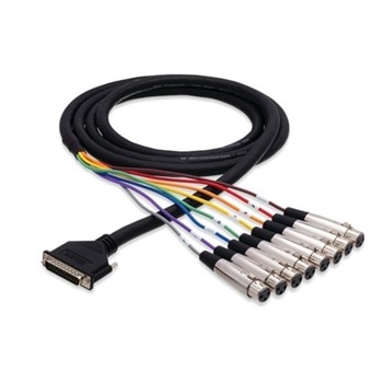 Balanced Snake, Xlr3f To Db25, 3 M