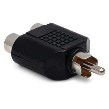 Adapter, Dual Rca To Rca