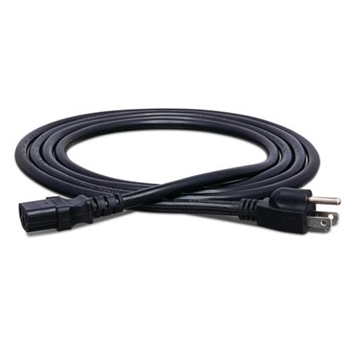 Power Cord, Iec C13 To Nema 5-15p, 8 Ft