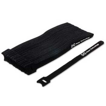 Cable Tie, Hook & Loop 0.5 In X 8 In, 50 Pc