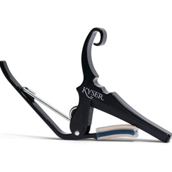 Kyser KG12B 12-String Capo for Acoustic Guitar - Black