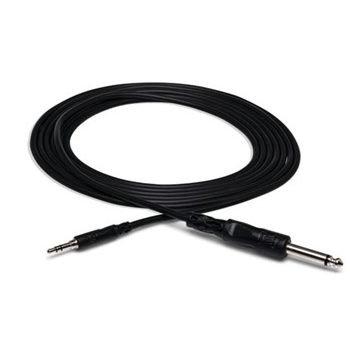 Mono Interconnect, 1/4 in. TS to 3.5 mm TRS, 5 ft.