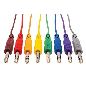 Balanced Patch Cables, 1/4 in. TRS to Same, 1 ft.
