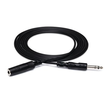 Headphone Extension Cable, 1/4 in. TRS to 1/4 in. TRS, 10 ft.