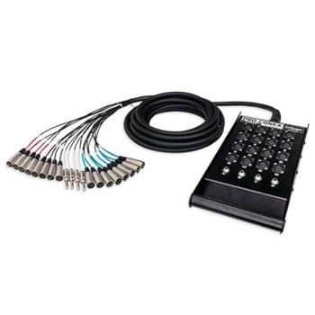 Pro-Conex Stage Box Snake, Hosa 16 x XLR Sends and 4 x 1/4 in. TRS Returns, 25 ft.