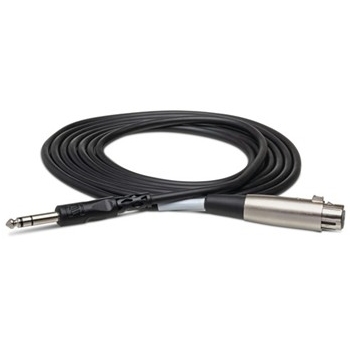 Balanced Interconnect, XLR3F to 1/4 in. TRS, 5 ft.