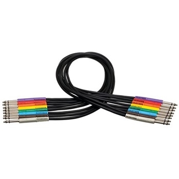 Balanced Patch Cables, TT TRS to Same, 1.5 ft.