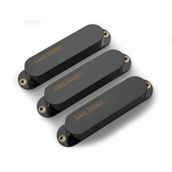 Lace Sensor - Gold 3-Pack S/S/S - Black Covers
