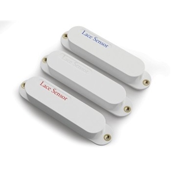 Lace Sensor *Ultimate Triple* Blue/Silver/Red S/S/S - White Covers
