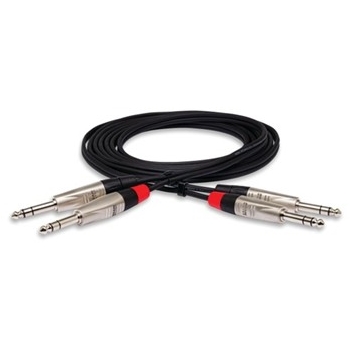 Pro Stereo Interconnect, Dual REAN 1/4 in. TRS to Same, 5 ft.