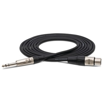 Pro Balanced Interconnect, REAN XLR3F to 1/4 in. TRS, 10 ft.