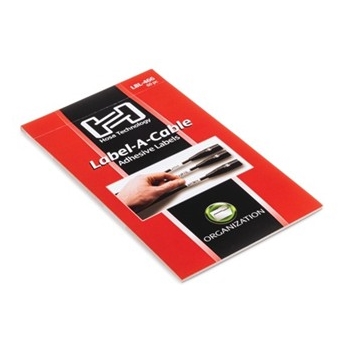 Label-a-Cable Cable Labels, 60 Pc - White