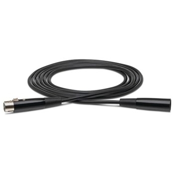 Economy Microphone Cable, Hosa XLR3F to XLR3M, 10 ft.