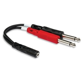 Stereo Breakout, 3.5 mm TRSF to Dual 1/4 in. TS