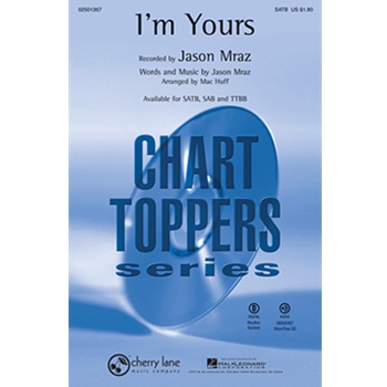 I'm Yours by Mraz Jason - Huff Mac - Jason Mraz for TTBB