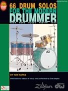 66 Drum Solos For The Modern Drummer by Hapke Tom for Drum Set (w/DVD)