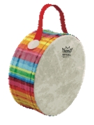 Baby Drum with Twin Ball Mallet - Kids Make Music Series 5 inch. x 2 inch. Acousticon Shell & Pre-Tuned Fiberskyn Drumhead by for