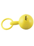 Baby Maraca - Kids Make Music Series 2 inch. x 5 inch. Yellow Hard Plastic Instrument with Loop Handle by for
