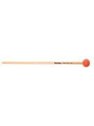 Medium Dark Xylophone Mallets - 1 Inch Synthetic Top-weighted - Orange - Rattan - Christopher Lamb Orchestral Series by for