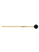 Soft Glockenspiel Mallets - Dark Green Cord - On Rattan by for