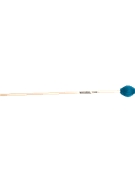 Medium Hard Legato Marimba Mallets - Teal Yarn - Natural Birch by for