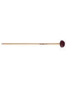 Soft Vibraphone Mallets - Burgundy Cord - Rattan by for