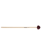 Hard Vibraphone Mallets - Burgundy Cord - Rattan by for