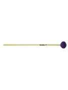 Medium-Hard Marimba / Vibraphone Mallets - Purple Yarn - Rattan Series Concert Keyboard Mallets by for