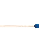 Medium Soft Marimba Mallets - Electric Blue Yarn - Birch by for