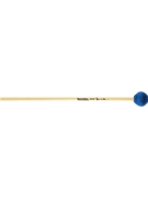 Medium Hard Concerto Marimba Mallets - Electric Blue Bamboo Cord - Rattan by for
