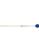 Extremely Hard Concerto Marimba Mallets - Electric Blue Bamboo Cord - Birch by for