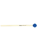 Extremely Hard Concerto Marimba Mallets - Electric Blue Bamboo Cord - Rattan by for