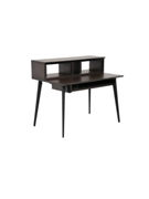Elite Furniture Series Main Desk In Dark Walnut Finish
