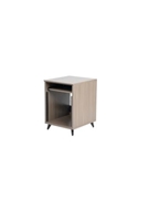 Elite Furniture Series 10u Studio Rack Table In Driftwood Grey Finish