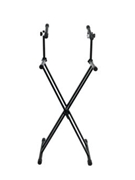 Frameworks Heavy Duty 2 Tier x Style Keyboard Stand With Rubberized Leveling Foot