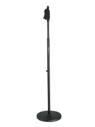 Frameworks Roundbase Mic Stand With Deluxe One-handed Clutch And 10 Base