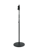 Frameworks Roundbase Mic Stand With 12 Round Base And Deluxe One-handed Clutch