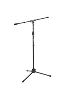 Frameworks Tripod Mic Stand With Single Section Boom And Deluxe One-handed Clutch