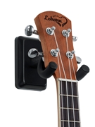 Gator Frameworks Wall Mounted Ukulele/mandolin Hanger With Black Mounting Plate