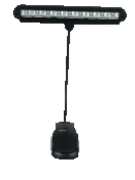 Gator Frameworks Clip-on Red Led Music Lamp With Adjustable Neck
