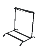 Rok-it Collapsible, Folding Guitar Rack Designed To Hold 5x Electric Or Acoustic Guitar