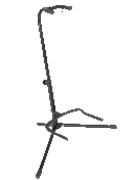 Rok-it Tubular Guitar Stand To Hold Electric Or Acoustic Guitars. Padded Body And Neck
