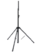 Rok-it Tripod Base Speaker Stand With Adjustable Height Twist Knob, Safety Pins And Rub