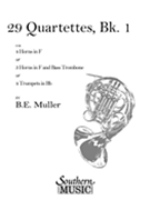 29 Quartets Book 1 (Archive) by Muller Bernhard Edu for Horn