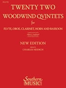 22 Woodwind Quintets by Andraud Albert - Andraud and Neidich - for Flute