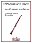 12 Progressive Pieces by Bach Johann Sebastian - Gee Harry - for Clarinet